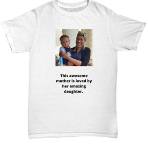 Personalized shirt for mothers from daughters